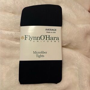 NWT FlynnO'Hara Microfiber Tights in Black